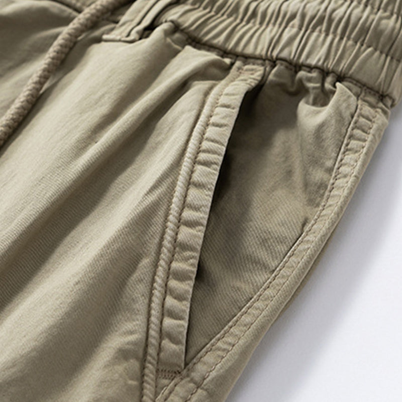 Men's Casual Cotton Cargo Jogger Pants