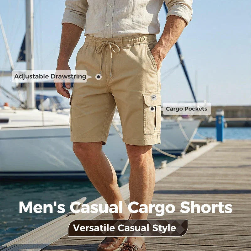 2-piece set🔥Men's Casual Cargo Shorts – Comfortable Everyday Fit