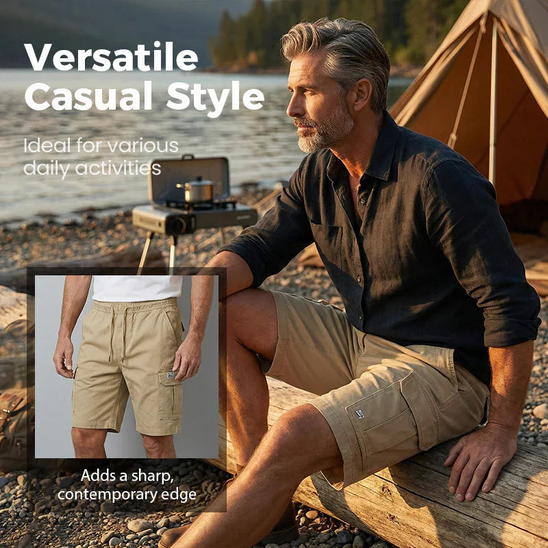 2-piece set🔥Men's Casual Cargo Shorts – Comfortable Everyday Fit