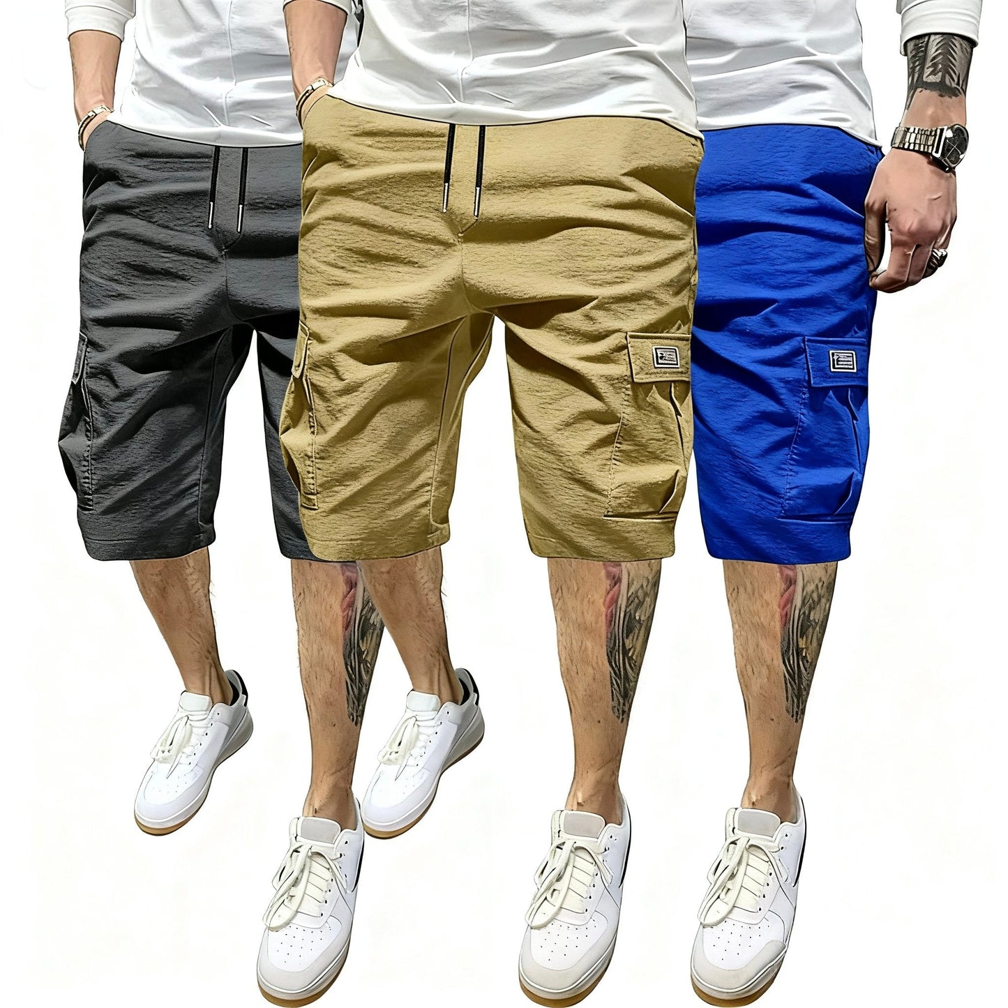 2-piece set🔥Men's Casual Cargo Shorts – Comfortable Everyday Fit