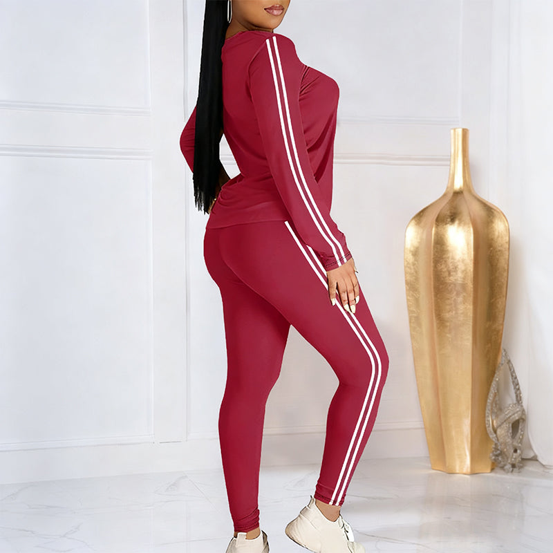 🧥 Limited Time 50% OFF🏃‍♀️Women's 2-Piece Long Sleeve Tracksuit Set-Cozy Lounge Wear & Athletic Look🌟