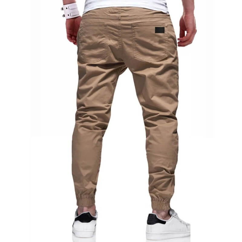 👖 50% OFF NOW! 🏃 Men's Casual Joggers – Drawstring Elastic Waist, Slim Fit & High Stretch – Perfect for All Seasons 🌧️