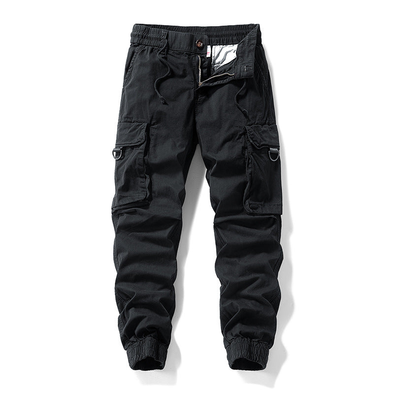 Men's Casual Cotton Cargo Jogger Pants